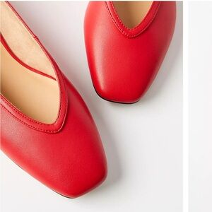 NWOB Loft ‘High Vamp’ Square Toe Ballet Flat